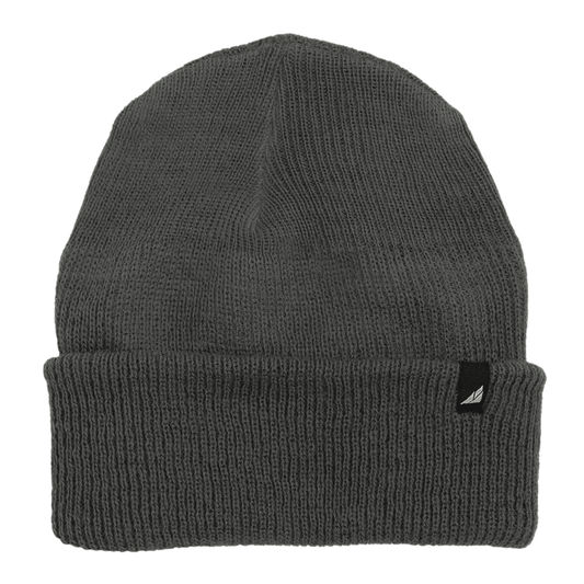Adult Fleece Lined Wool Watch Cap – Built for Winter Warmth in dark gray color, perfect for cold weather.