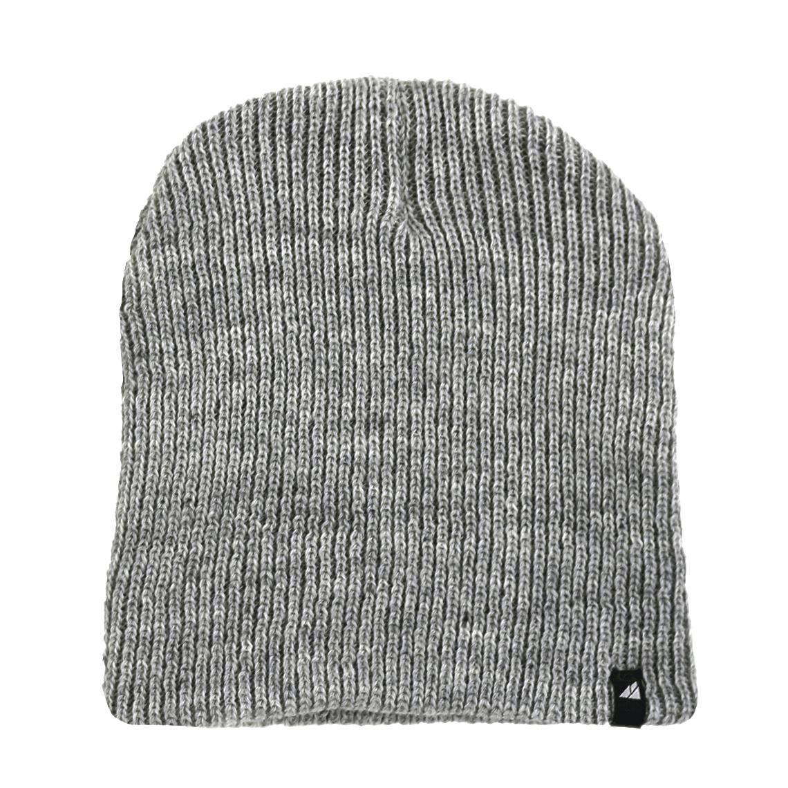 Adult Soft Wool Slouchy Beanie – Relaxed Fit Winter Hat in gray, made from soft mercerized wool for warmth and comfort.
