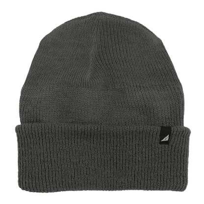 Adult Versatile Wool Watch Cap – Flexible Fit Winter Beanie in gray color, perfect for winter outdoor activities and casual wear.
