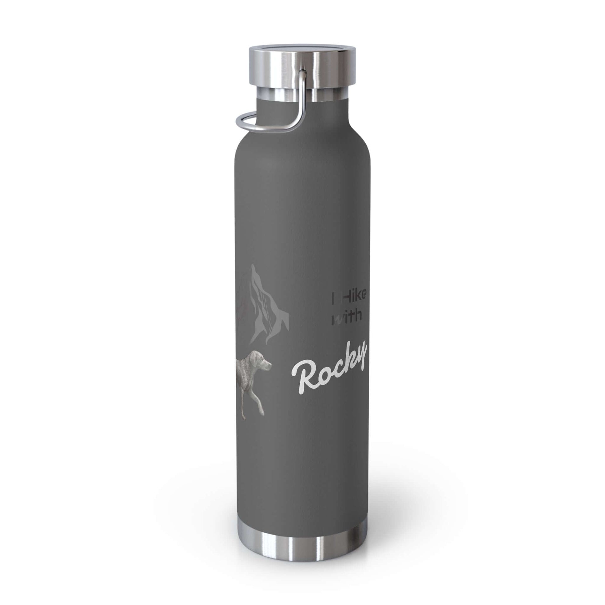 Personalized hiking bottle with outdoor design, ideal for nature lovers and campers.