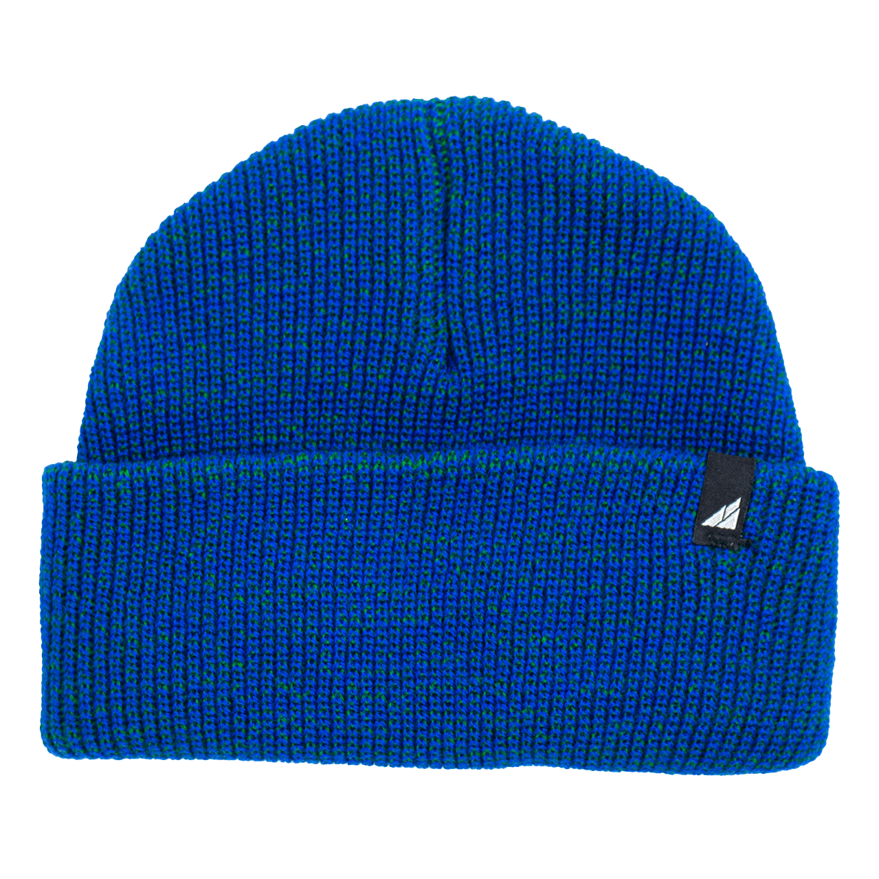 Child Acrylic Cuff Hat – Soft Knit Beanie for Kids in vibrant blue color, perfect for winter adventures.