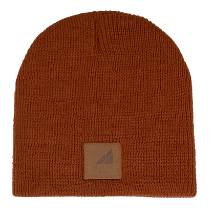 Child Acrylic Wool Beanie – Soft Winter Hat for Kids in orange color, perfect for keeping kids cozy in winter.