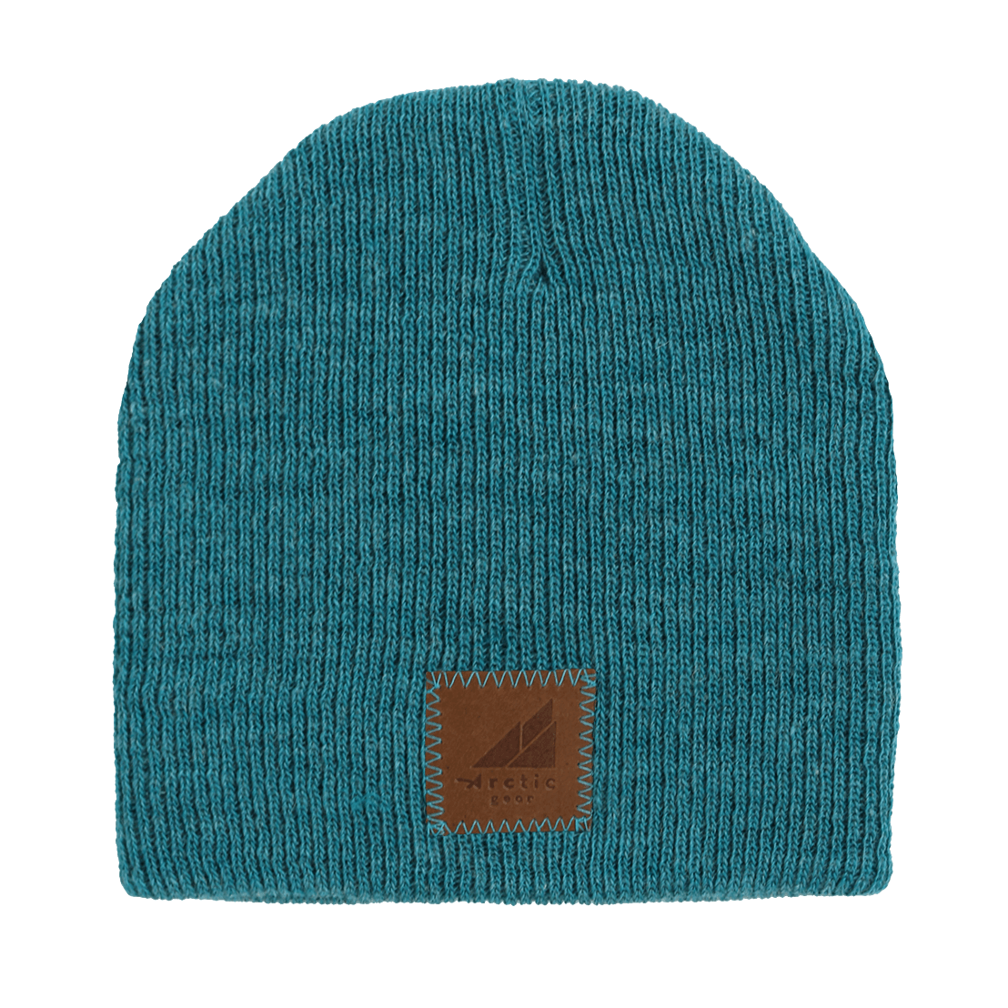 Child Acrylic Wool Beanie – Soft Winter Hat for Kids in teal with a textured finish