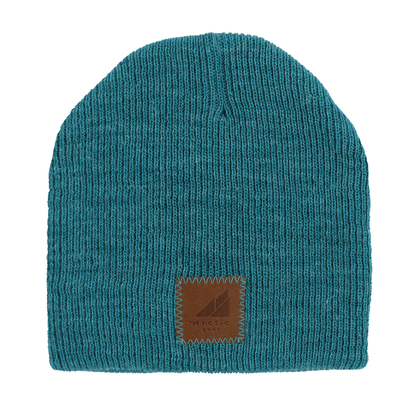 Child Acrylic Wool Beanie – Soft Winter Hat for Kids in teal with a textured finish