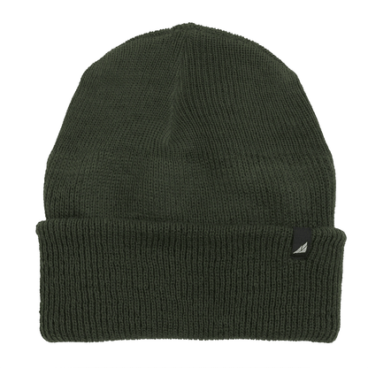 Child Versatile Wool Watch Cap – Arctic Gear Beanie in green color, ideal for warmth and outdoor activities.