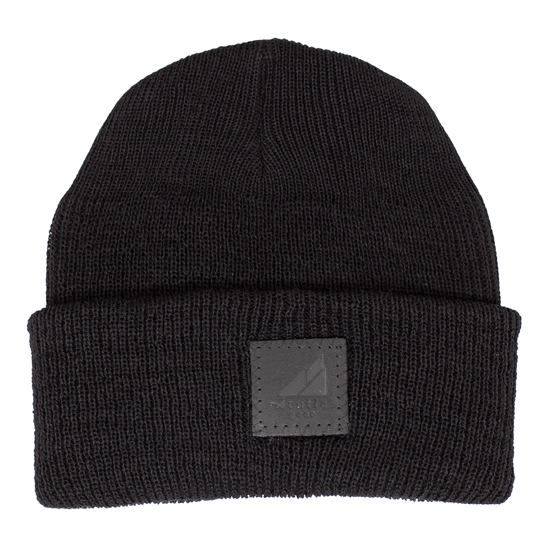 Child Wool Watch Cap – Arctic Gear Beanie for Cold Weather in black, perfect for kids ages 3-9.