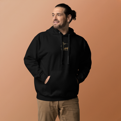 Embroidered Hunter Hoodie – Rugged Warmth for Outdoorsmen