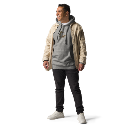 Embroidered Hunter Hoodie – Rugged Warmth for Outdoorsmen