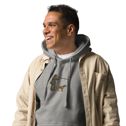 Embroidered Hunter Hoodie – Rugged Warmth for Outdoorsmen