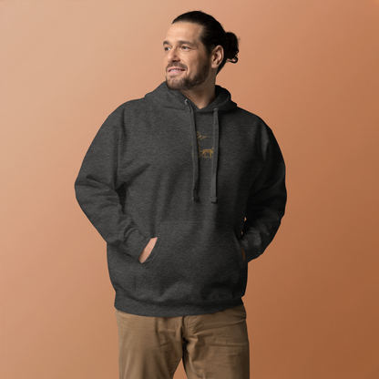 Embroidered Hunter Hoodie – Rugged Warmth for Outdoorsmen