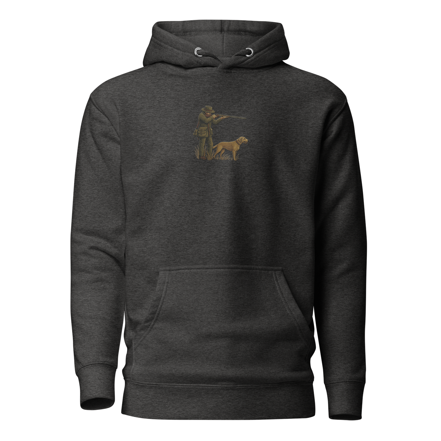 Embroidered Hunter Hoodie – Rugged Warmth for Outdoorsmen