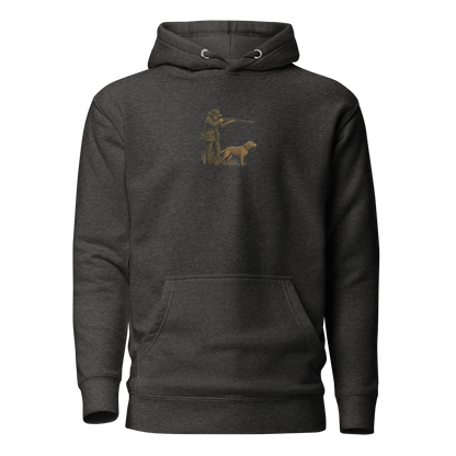 Embroidered Hunter Hoodie – Rugged Warmth for Outdoorsmen
