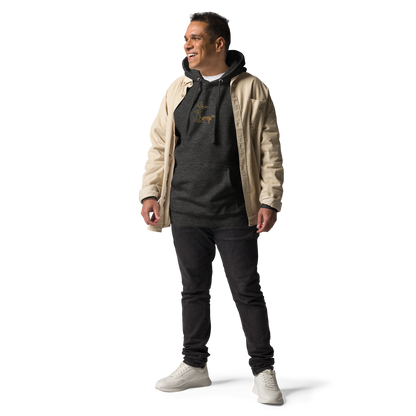 Embroidered Hunter Hoodie – Rugged Warmth for Outdoorsmen