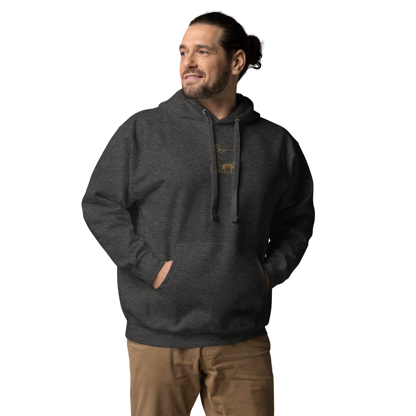 Embroidered Hunter Hoodie – Rugged Warmth for Outdoorsmen