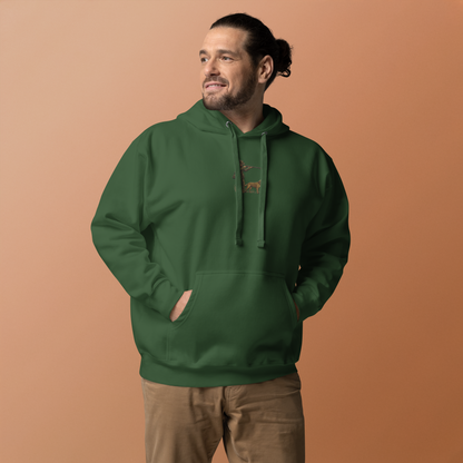 Embroidered Hunter Hoodie – Rugged Warmth for Outdoorsmen