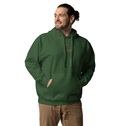Embroidered Hunter Hoodie – Rugged Warmth for Outdoorsmen