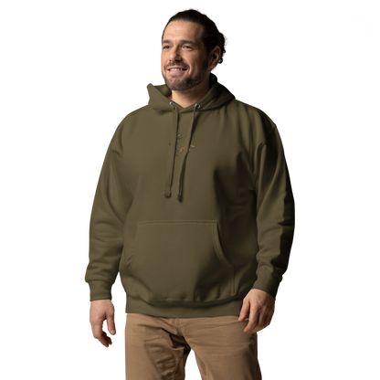 Embroidered Hunter Hoodie – Rugged Warmth for Outdoorsmen