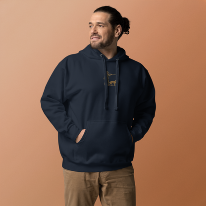 Embroidered Hunter Hoodie – Rugged Warmth for Outdoorsmen