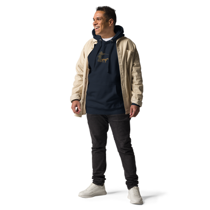 Embroidered Hunter Hoodie – Rugged Warmth for Outdoorsmen