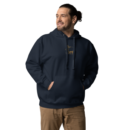 Embroidered Hunter Hoodie – Rugged Warmth for Outdoorsmen
