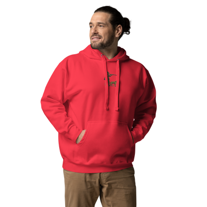 Embroidered Hunter Hoodie – Rugged Warmth for Outdoorsmen