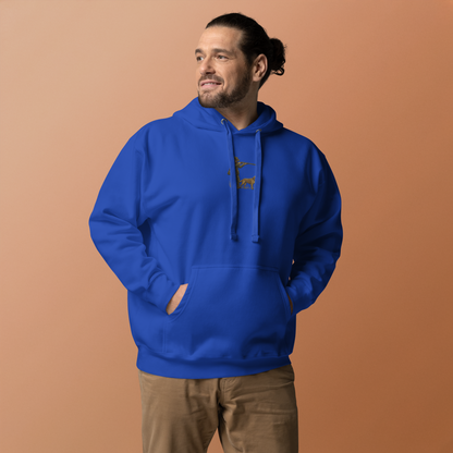 Embroidered Hunter Hoodie – Rugged Warmth for Outdoorsmen