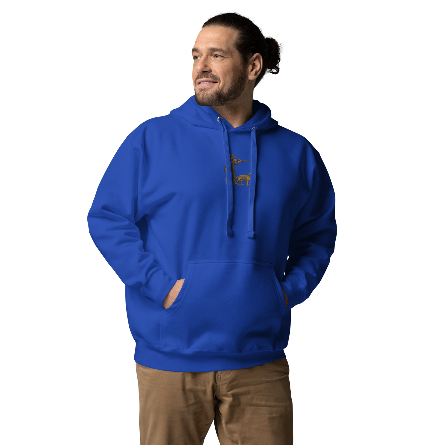 Embroidered Hunter Hoodie – Rugged Warmth for Outdoorsmen
