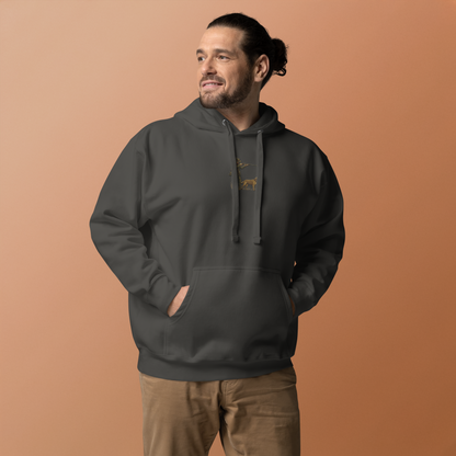 Embroidered Hunter Hoodie – Rugged Warmth for Outdoorsmen