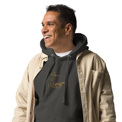Embroidered Hunter Hoodie – Rugged Warmth for Outdoorsmen