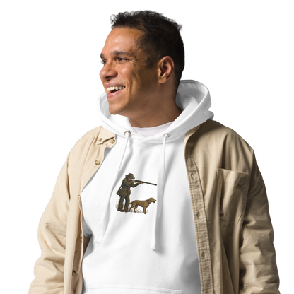 Embroidered Hunter Hoodie – Rugged Warmth for Outdoorsmen