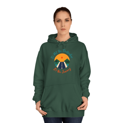Custom College Hoodie – Add Your Photos, Text & Emojis Your Way with a motivational graphic design.