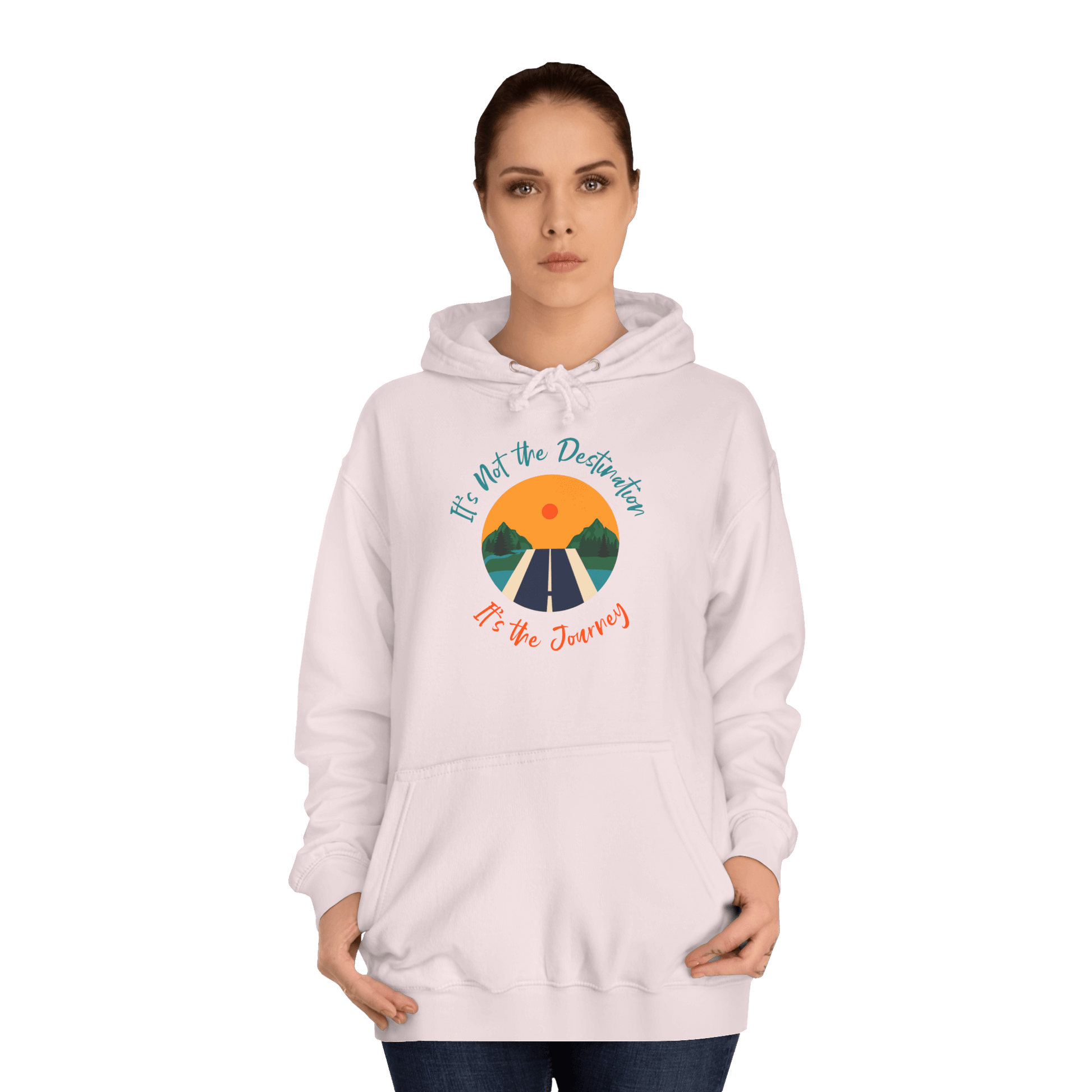 Custom College Hoodie – Add Your Photos, Text & Emojis Your Way featuring a motivational design.