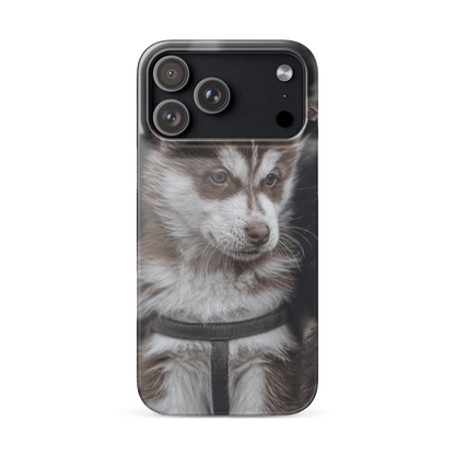 Custom iPhone Case with Your Pics: Snap Your Style featuring a cute dog design.