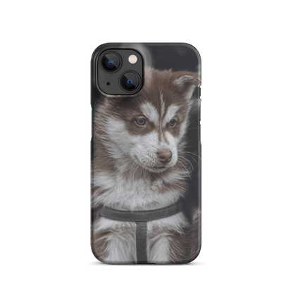 Custom iPhone Case with Your Pics: Snap Your Style featuring an adorable puppy design.