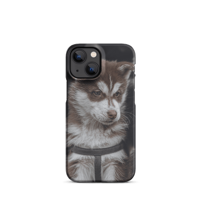 Custom iPhone Case with Your Pics: Snap Your Style featuring a cute puppy image.