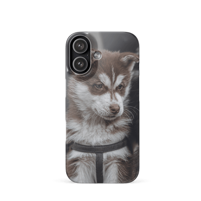 Custom iPhone Case with Your Pics: Snap Your Style featuring a cute dog design.