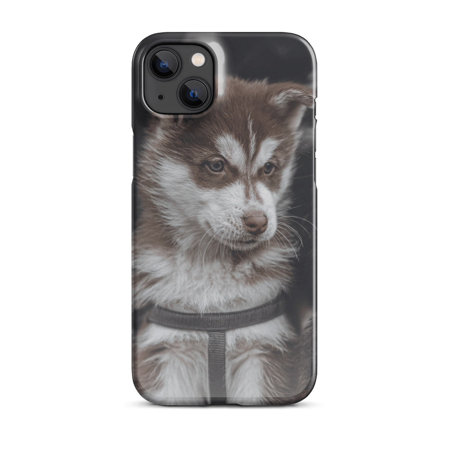 Custom iPhone Case with Your Pics: Snap Your Style featuring a cute puppy design.