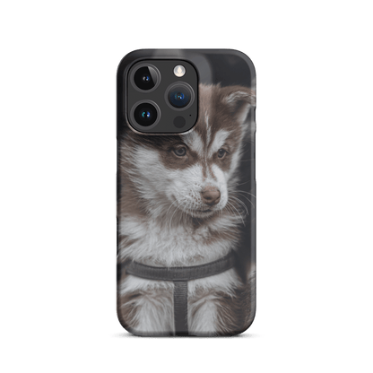 Custom iPhone Case with Your Pics: Snap Your Style featuring a cute puppy design.