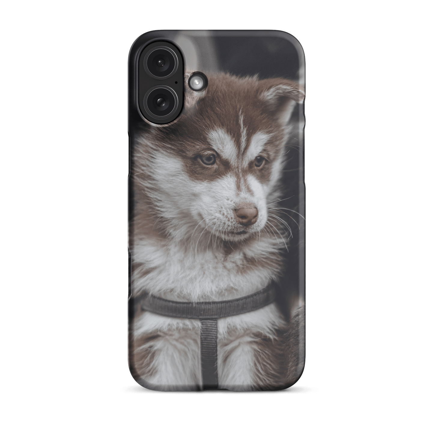 Custom iPhone Case with Your Pics: Snap Your Style featuring a cute puppy design.