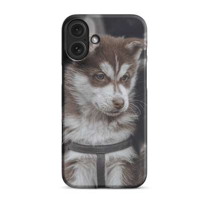Custom iPhone Case with Your Pics: Snap Your Style featuring a cute puppy design.