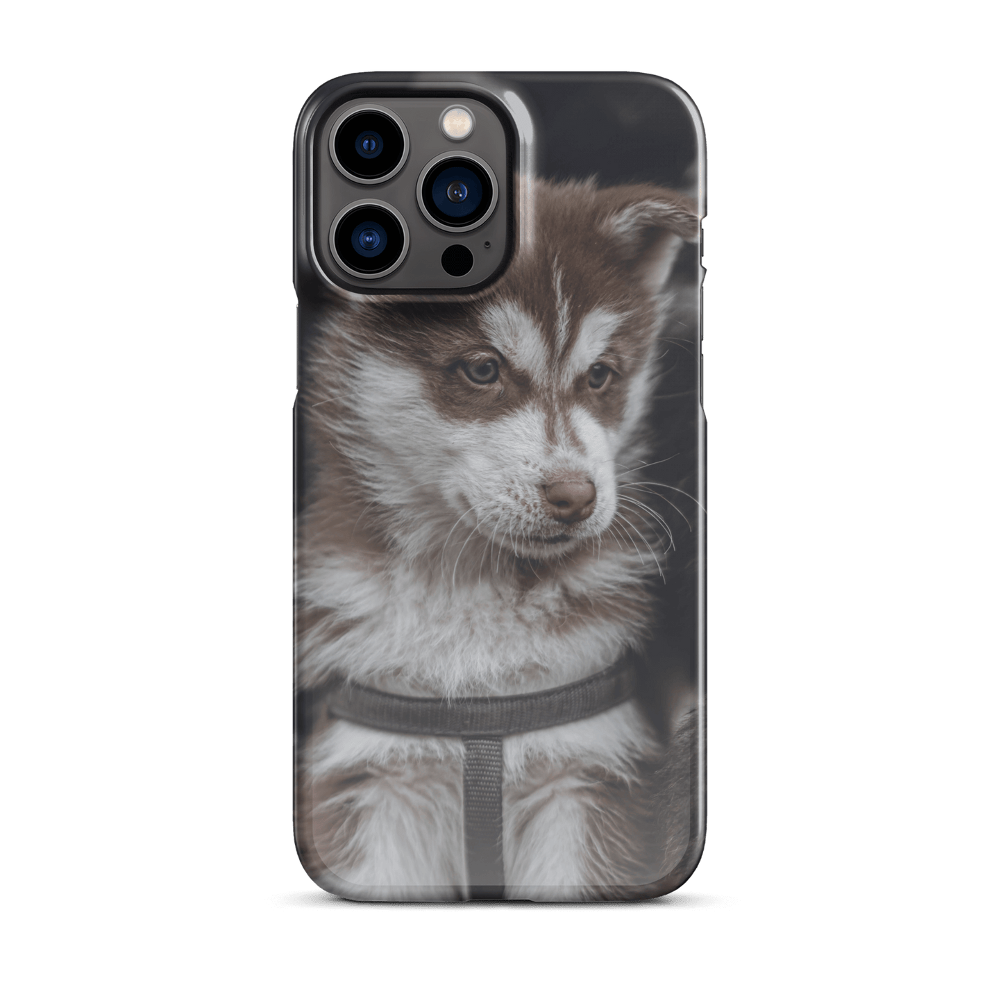 Custom iPhone Case with Your Pics: Snap Your Style featuring a cute puppy design.