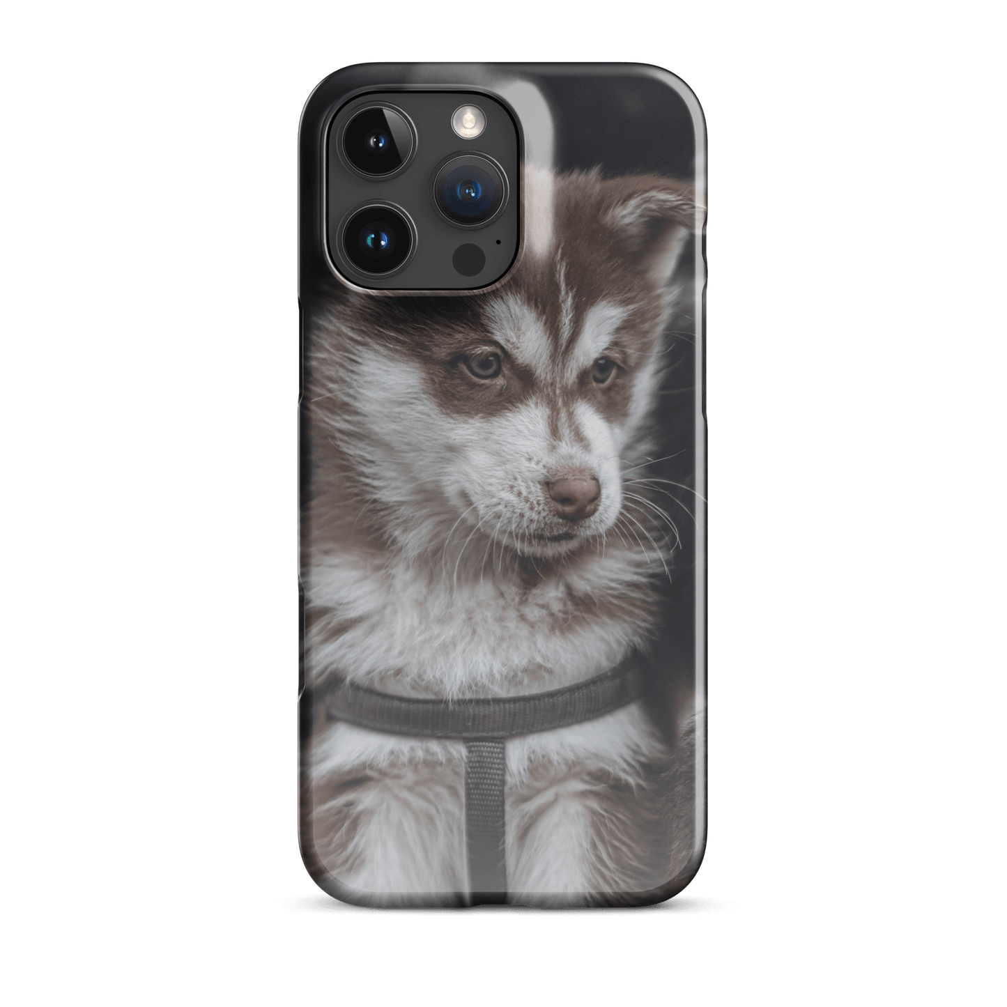Custom iPhone Case with Your Pics: Snap Your Style featuring a cute puppy design.