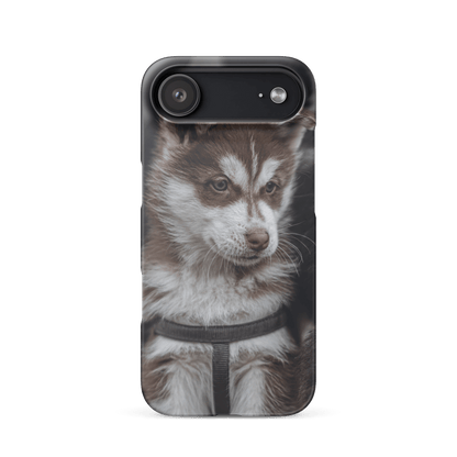 Custom iPhone Case with Your Pics: Snap Your Style featuring a cute puppy design.