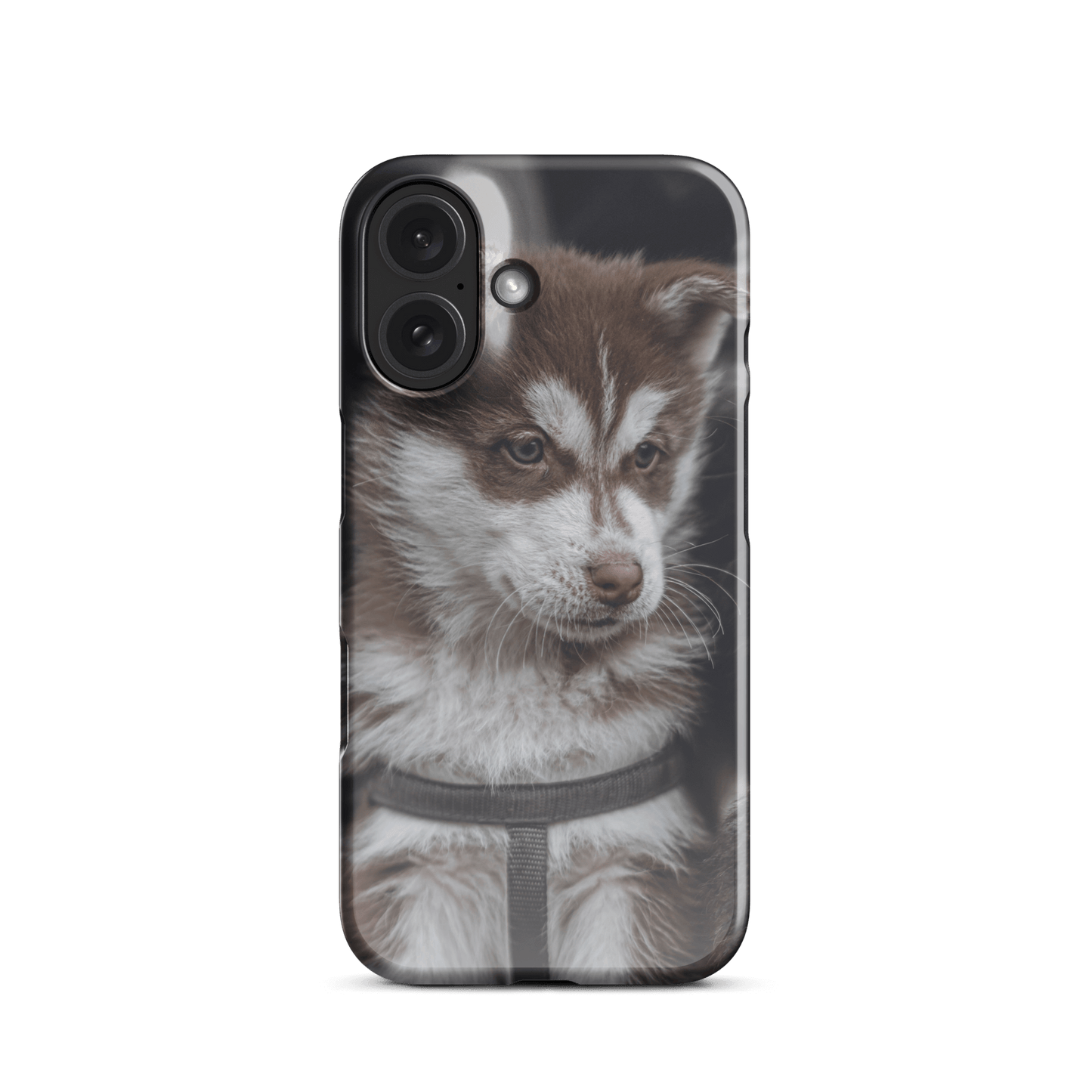 Custom iPhone Case with Your Pics: Snap Your Style featuring an adorable puppy