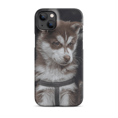 Custom iPhone Case with Your Pics: Snap Your Style featuring an adorable puppy design.