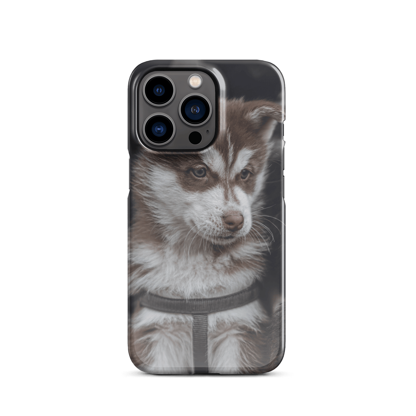 Custom iPhone Case with Your Pics: Snap Your Style featuring a cute puppy design.