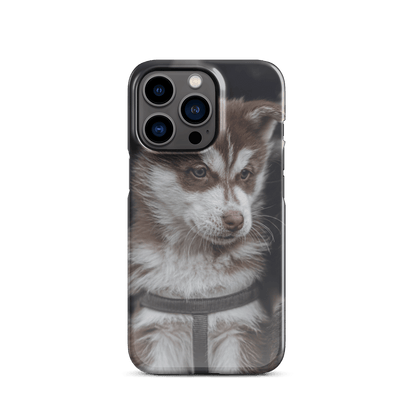 Custom iPhone Case with Your Pics: Snap Your Style featuring a cute puppy design.