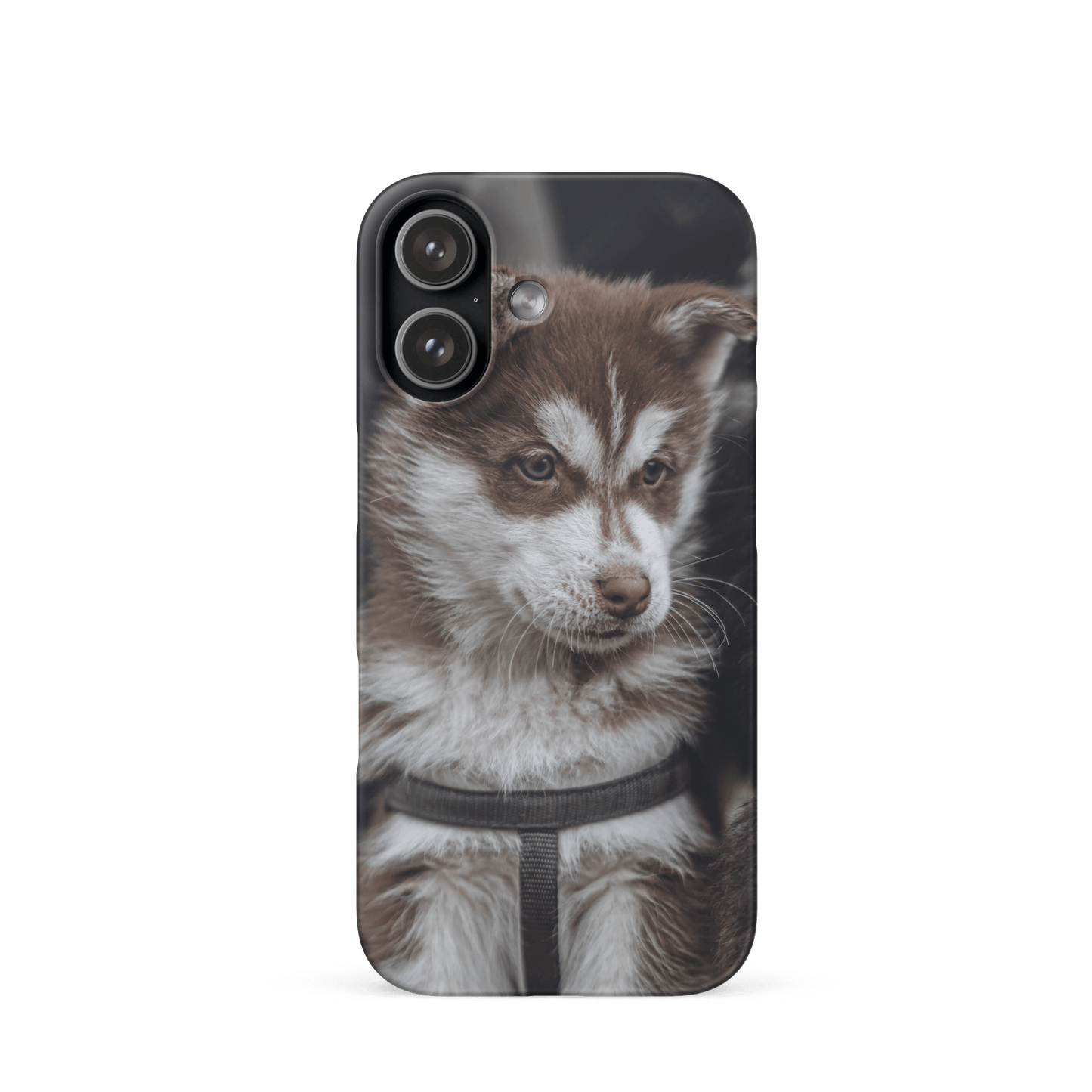 Custom iPhone Case with Your Pics: Snap Your Style featuring a cute puppy image.