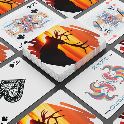 Custom Playing Cards – Upload, Cartoonize, Celebrate featuring artistic designs and vibrant themes.