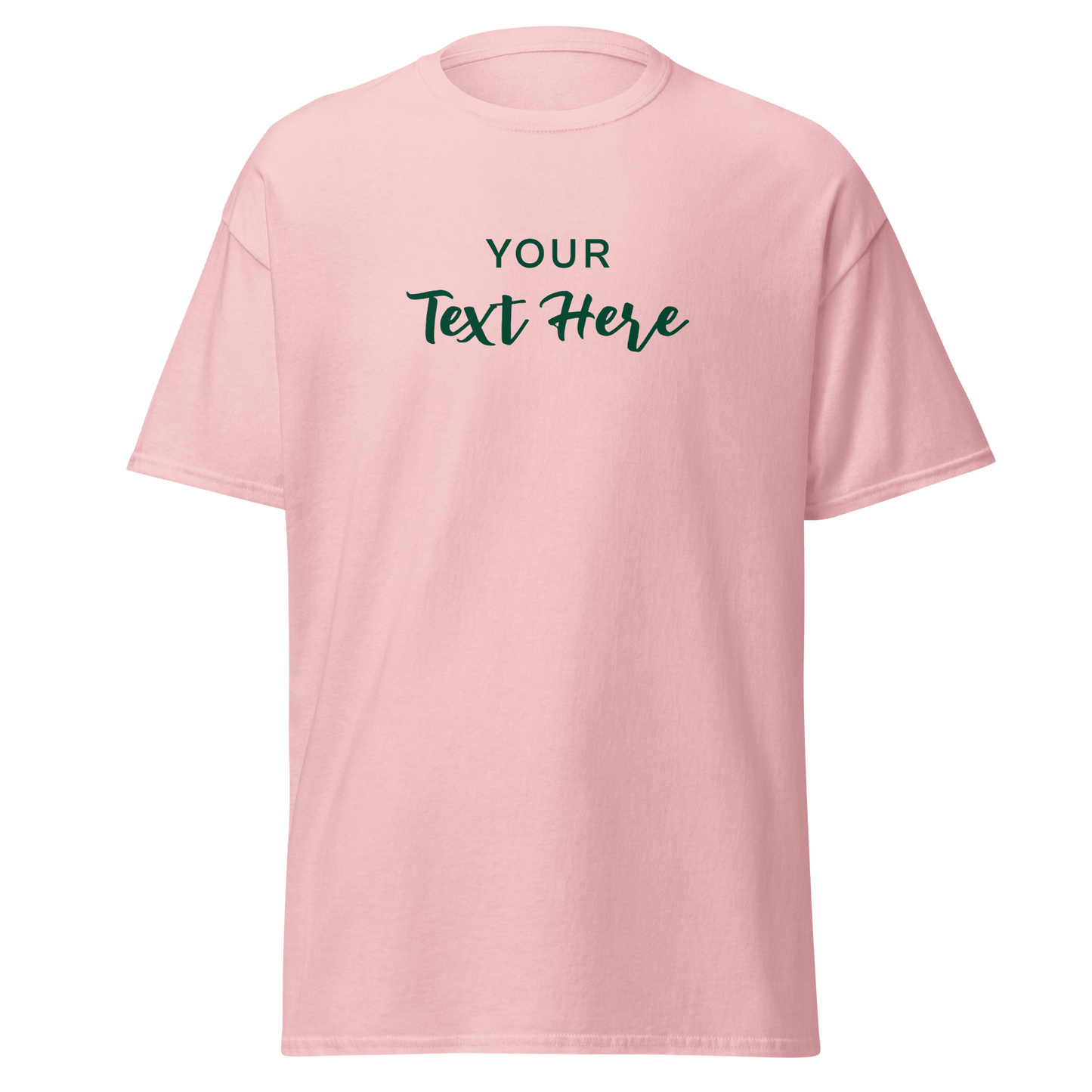 Freestyle Unisex T-Shirt – Upload Photos, Add Text & Emojis Your Way with customizable text option.